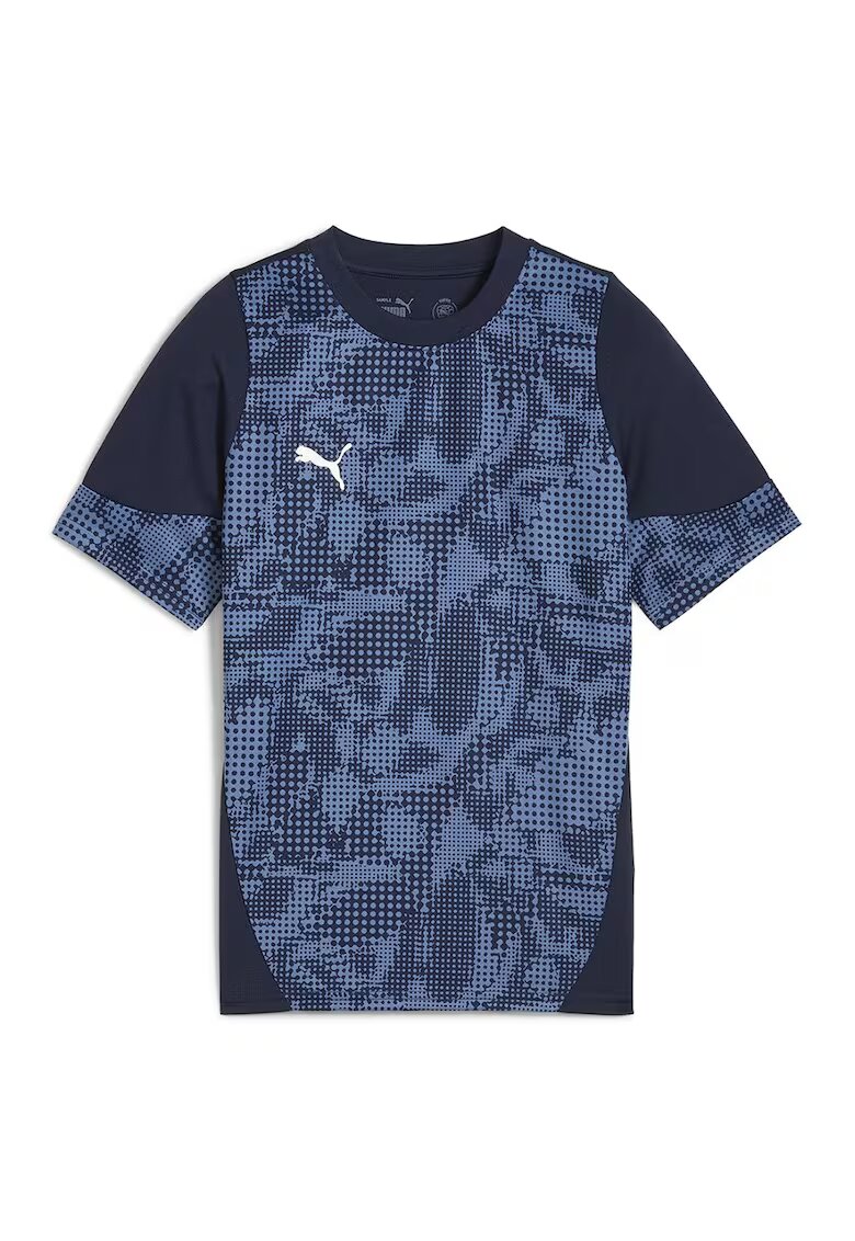 Puma Tricou cu model - pentru fotbal - Albastru