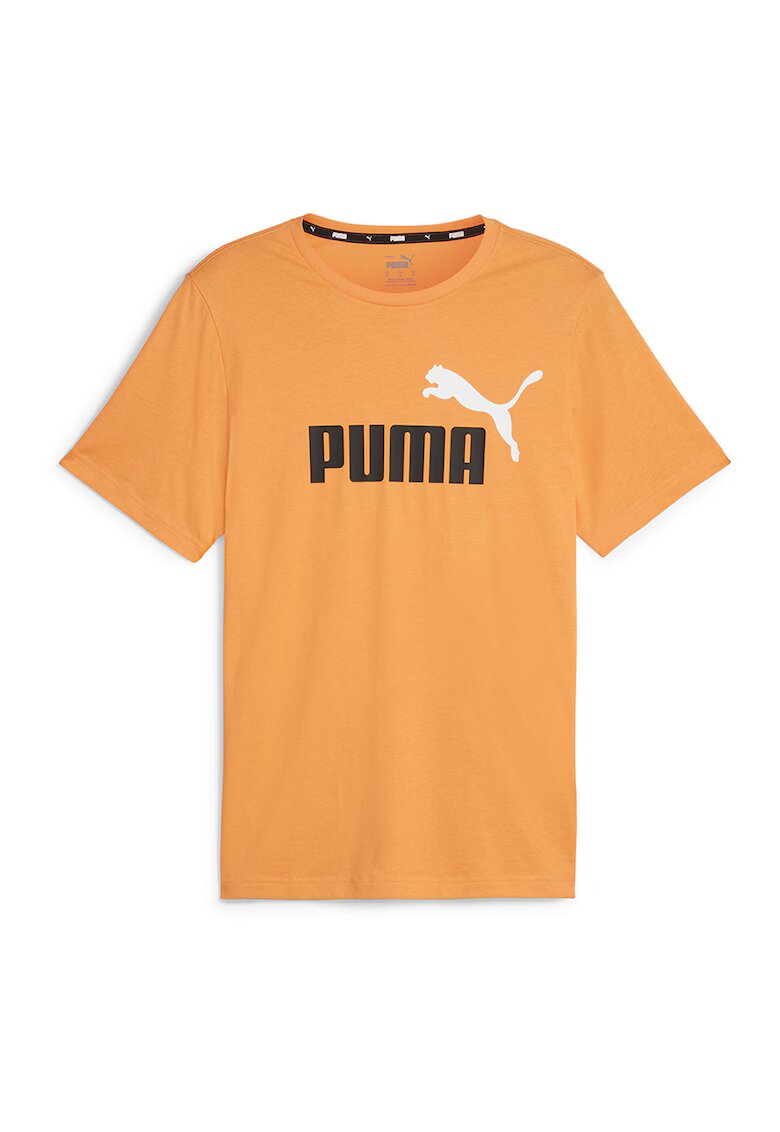 Puma Tricou de bumbac cu imprimeu logo Essentials+2 - Portocaliu persan