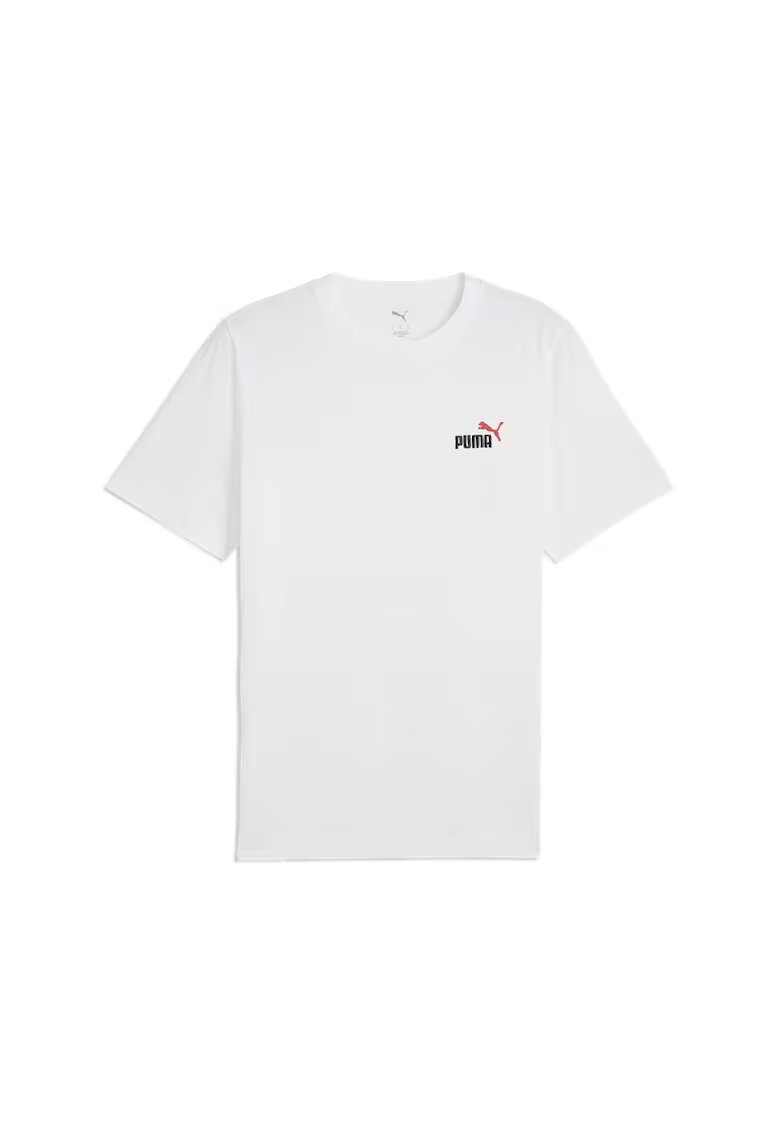 Puma Tricou pentru Barbati - ess 2 color small no 1 logo tee - 684717-02 - XS INTL - Alb