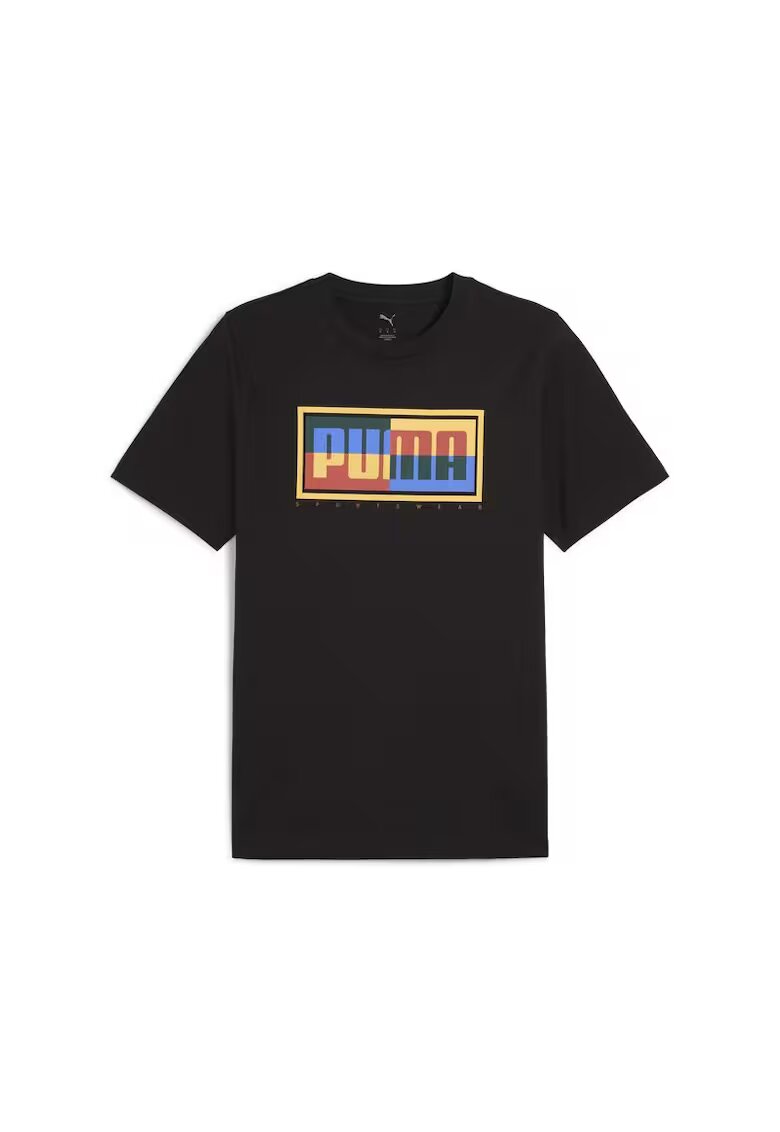 Puma Tricou pentru Barbati - graphics box tee - 684827-01 - XS INTL - Negru