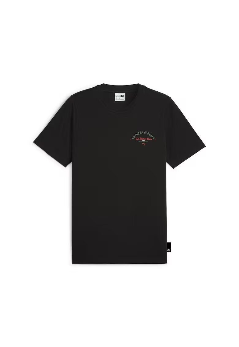 Puma Tricou pentru Barbati - graphics pizza tee - 625415-01 - XS INTL - Negru
