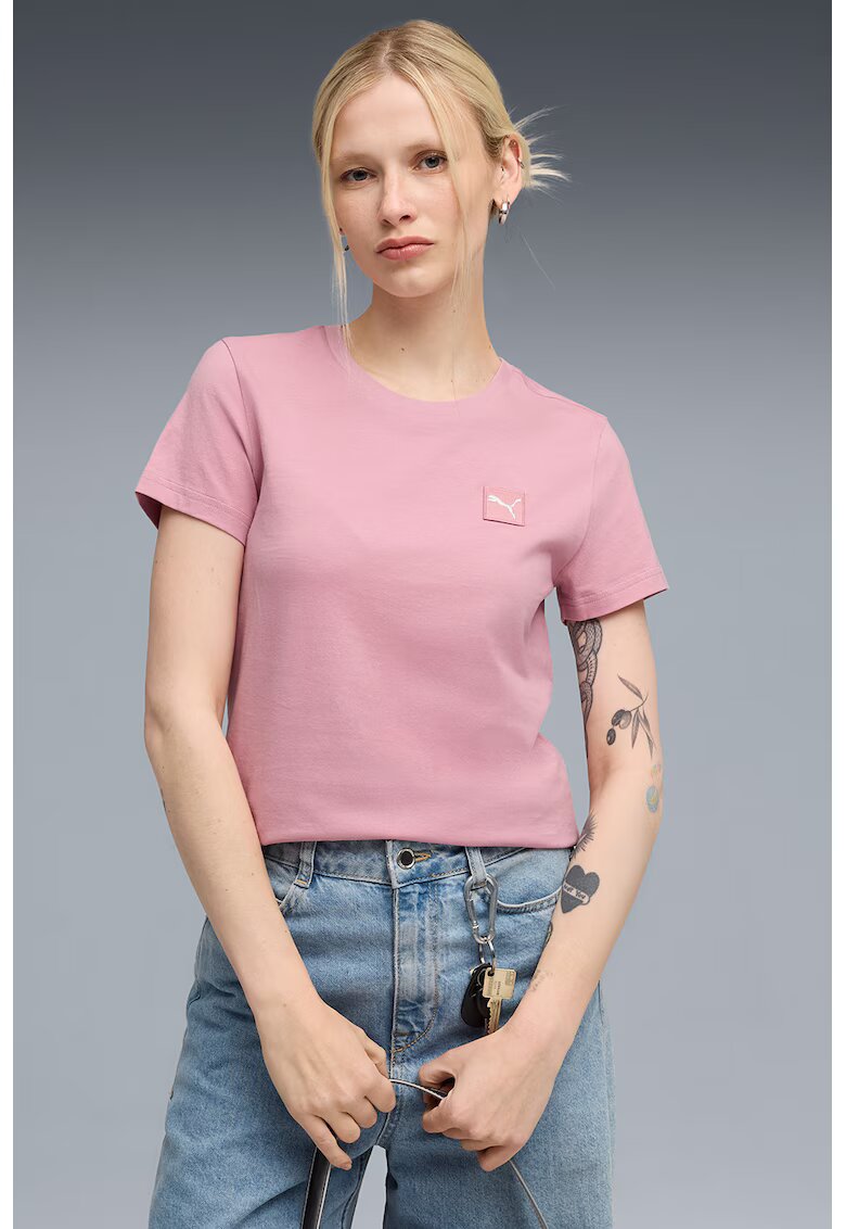Puma Tricou regular fit din amestec de bumbac - Roz prafuit