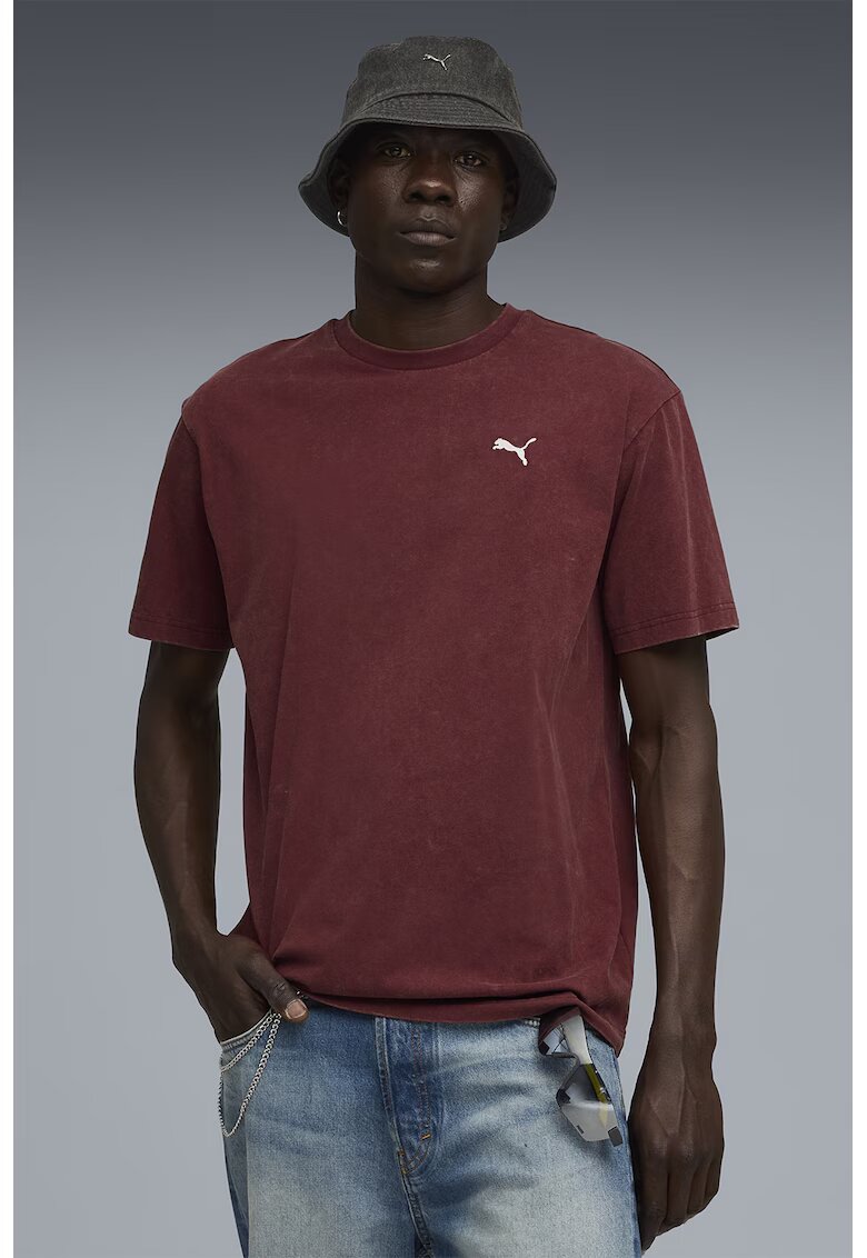 Puma Tricou relaxed fit Essentials Elevated - Visiniu