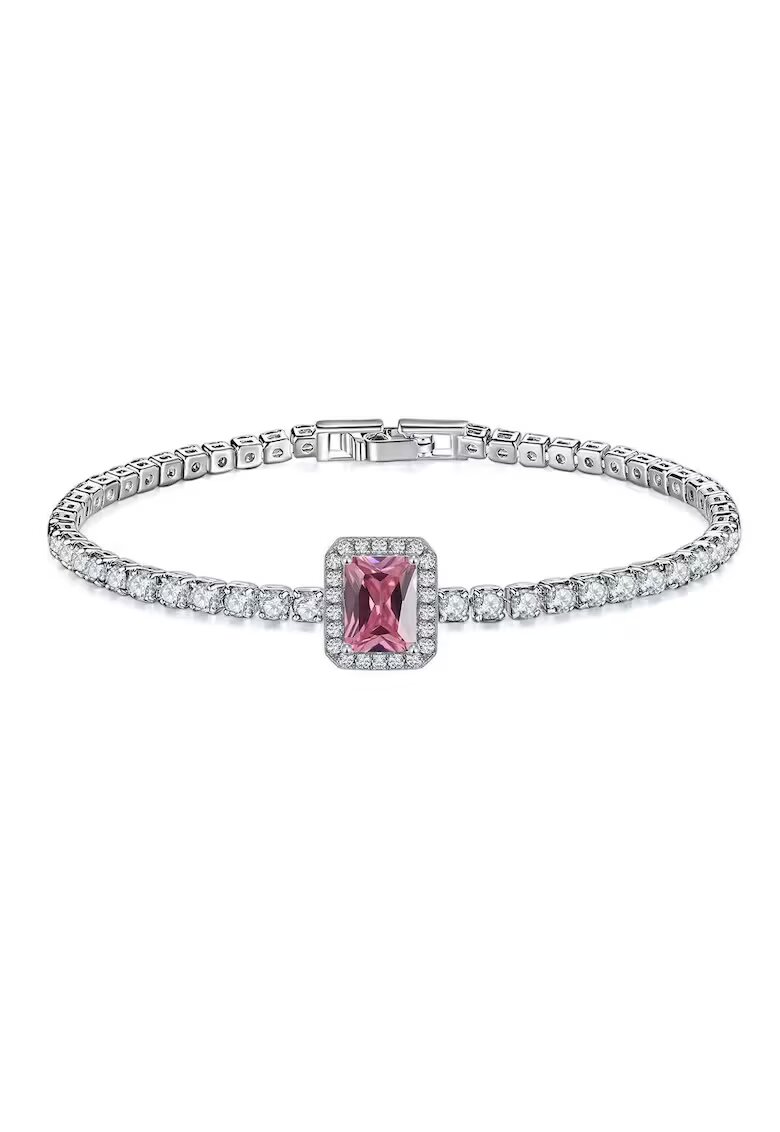 Pursehuit Bratara argintie - cu pietre din zirconiu - C1 -