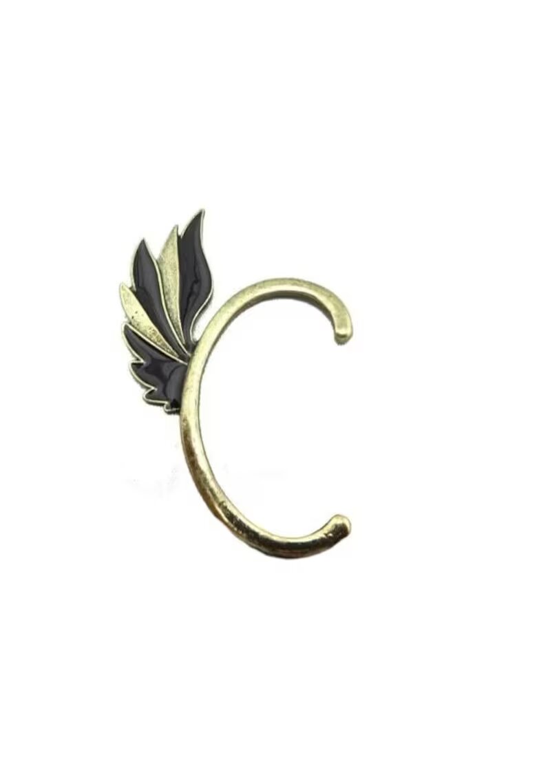 Pursehuit Cercel auriu - ear cuff - cu aripa - Rosalinn C6 -