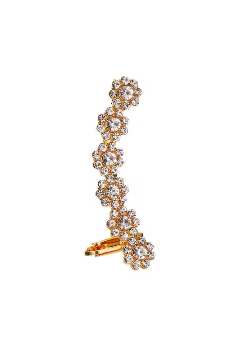 Pursehuit Cercel ear cuff - auriu - cu pietre - Marge -