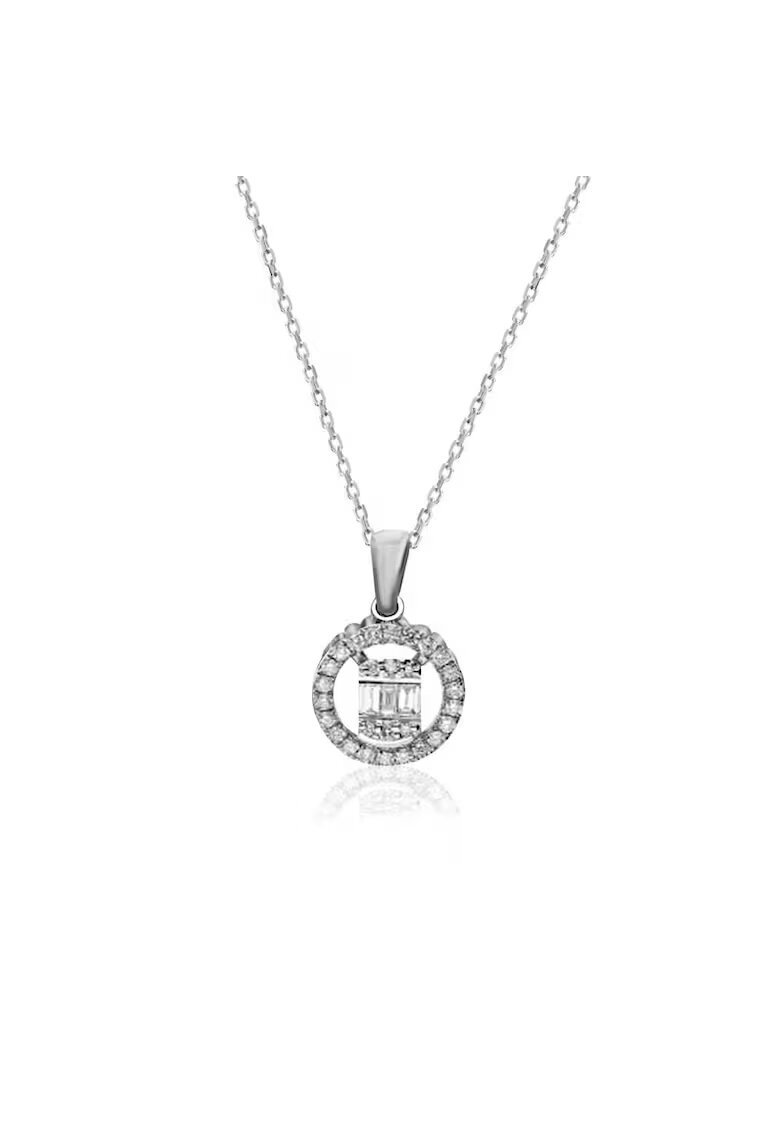 Pursehuit Colier din argint 925 - rodiat - cu zirconiu - Nikita C1