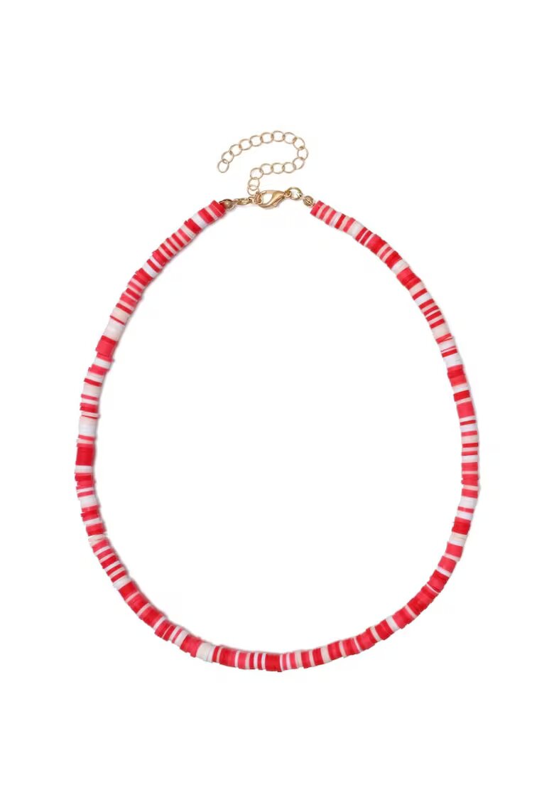 Pursehuit Colier rosu - cu margelute - Kara C13 -