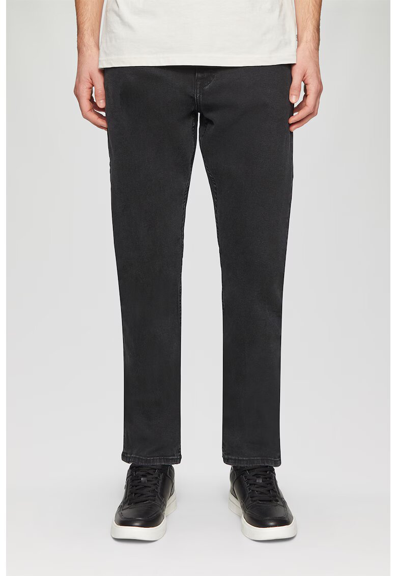 QS Blugi drepti - Negru