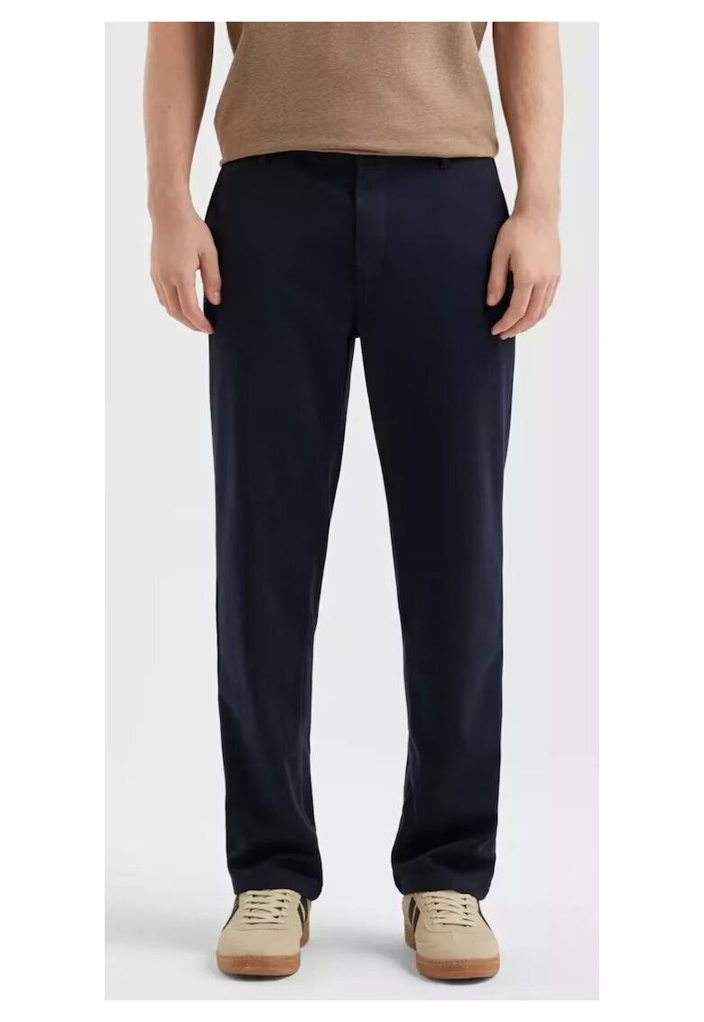 QS Q/S by s.Oliver Pantaloni chino - barbati - jogger din jerseu - Bleumarin inchis