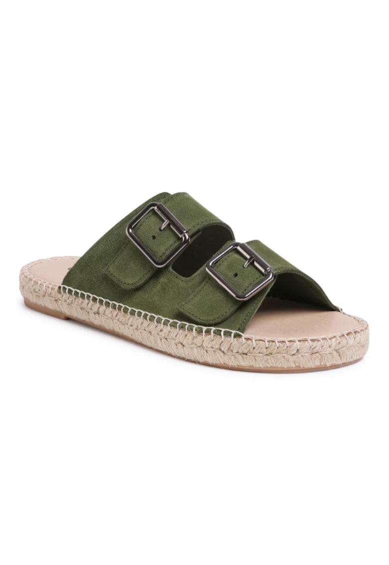 QUAZI Papuci barbati - Piele naturala - 34858 - Verde