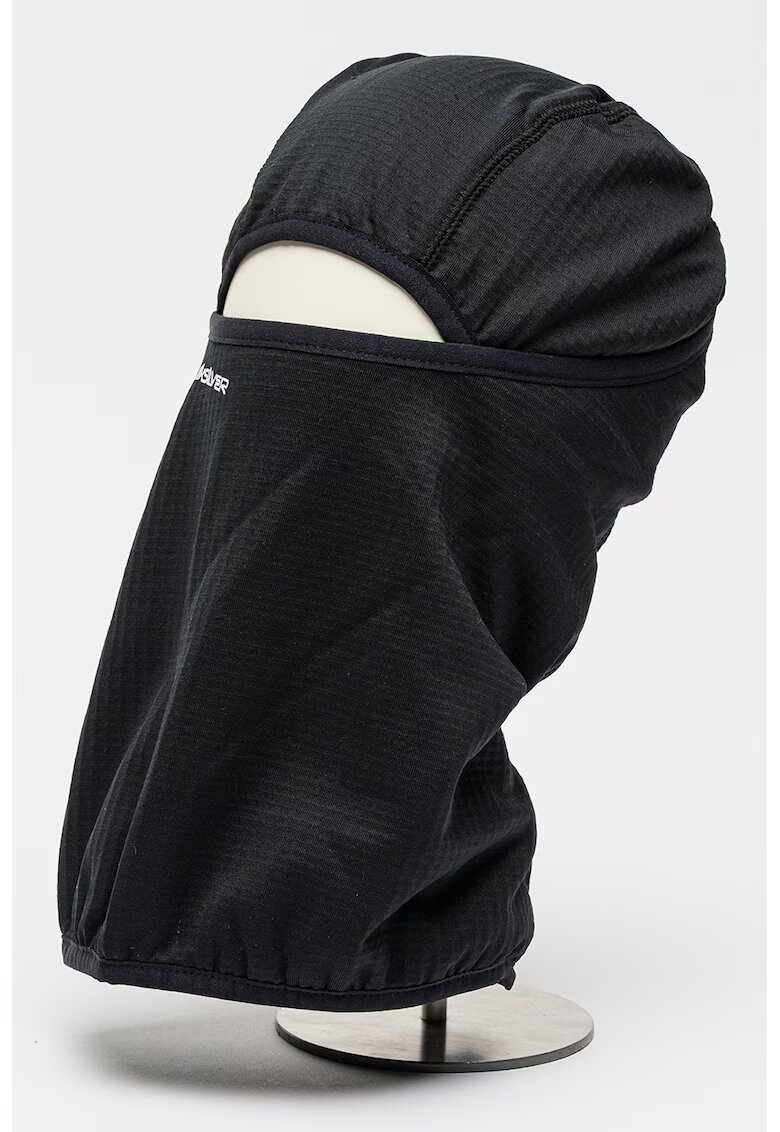 Quiksilver Balaclava cu imprimeu logo pentru ski - Negru