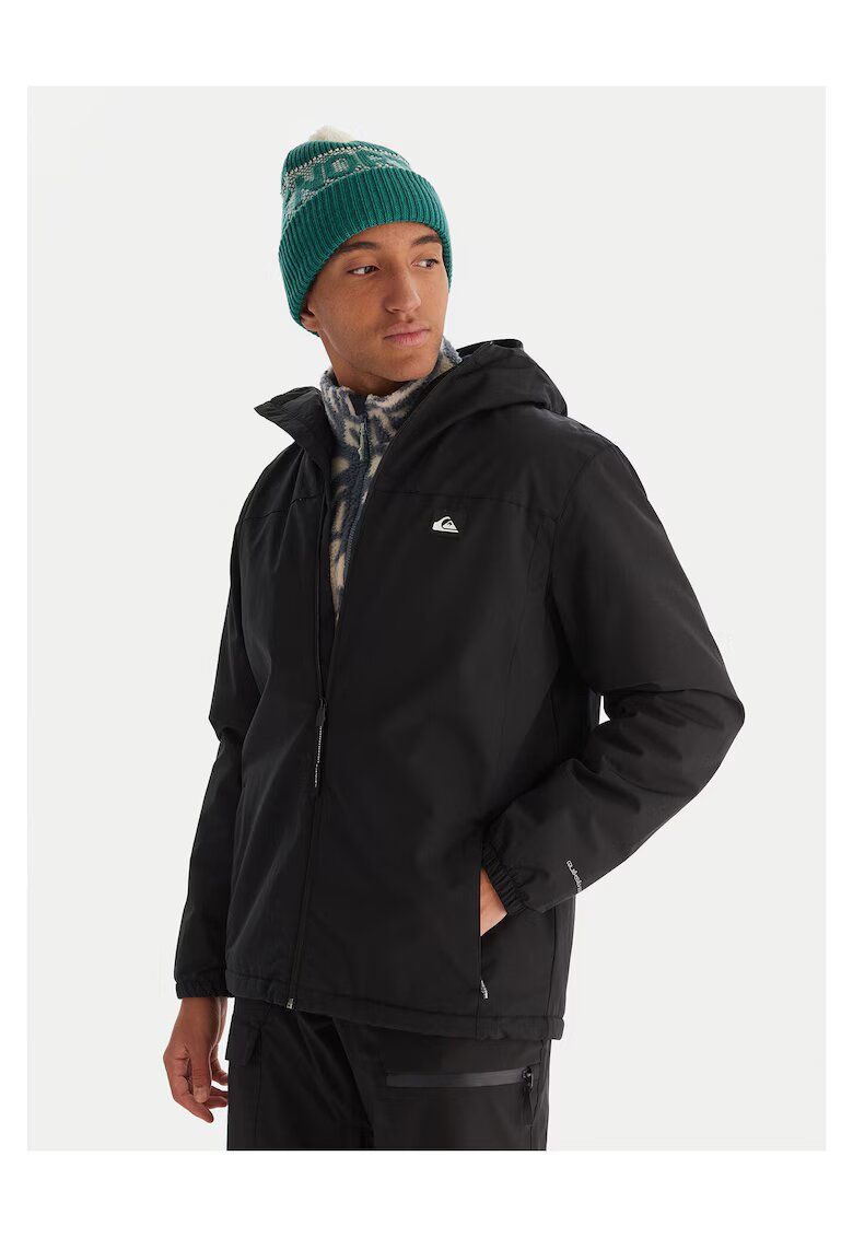 Quiksilver Geaca de tranzitie barbateasca negru - fabricata din material rezistent