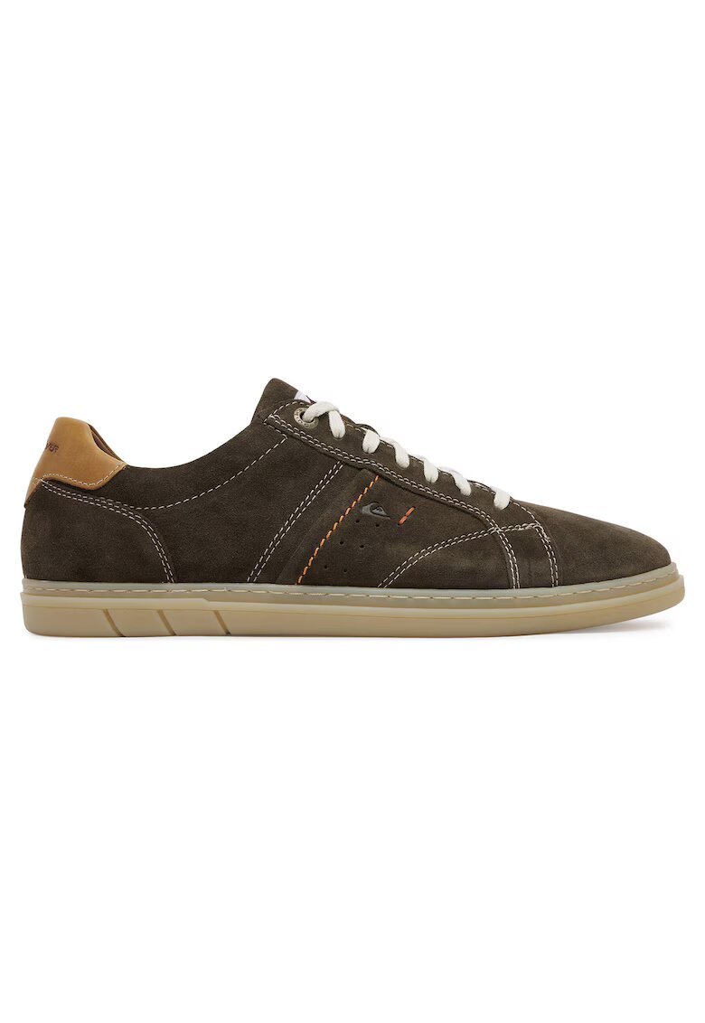 Quiksilver Tenisi barbati JAYDEN-01 - kaki - piele naturala