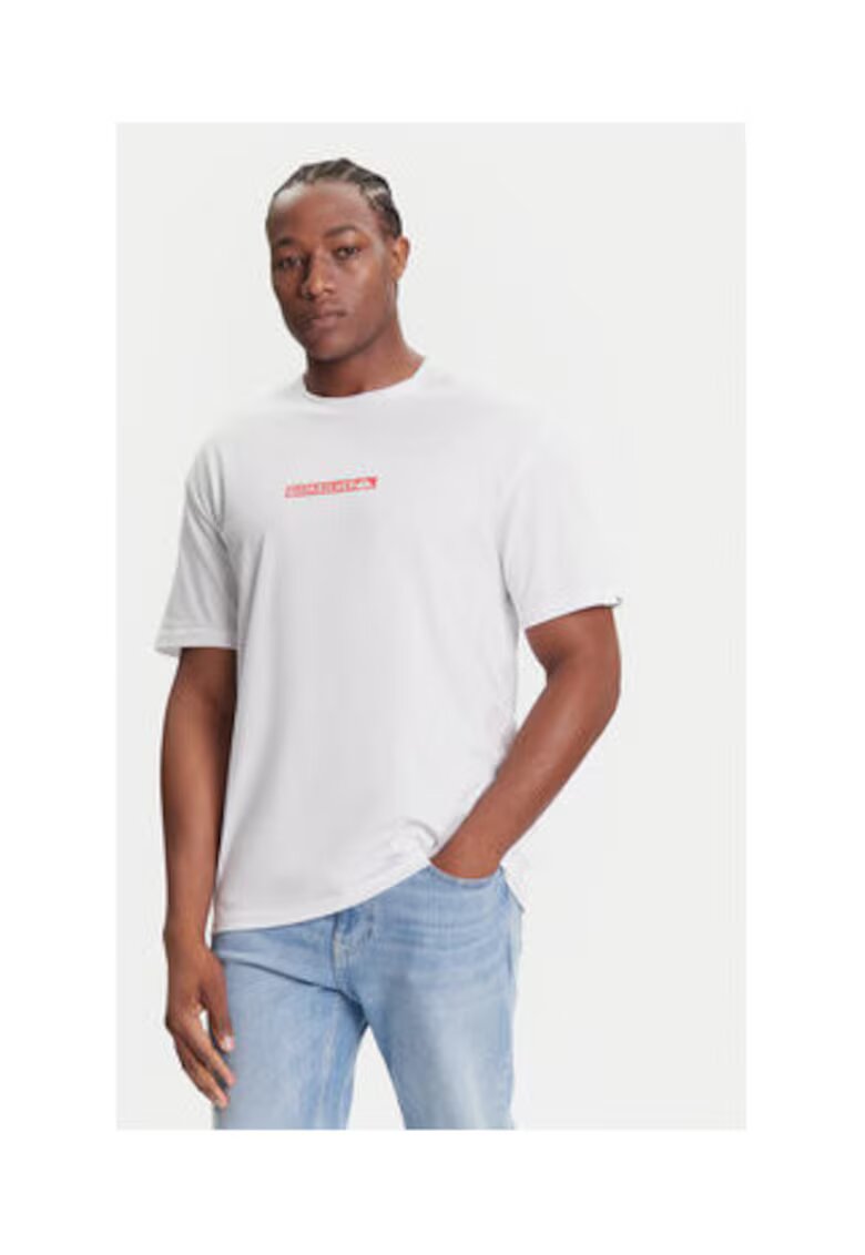 Quiksilver Tricou barbati - alb - 100% bumbac organic