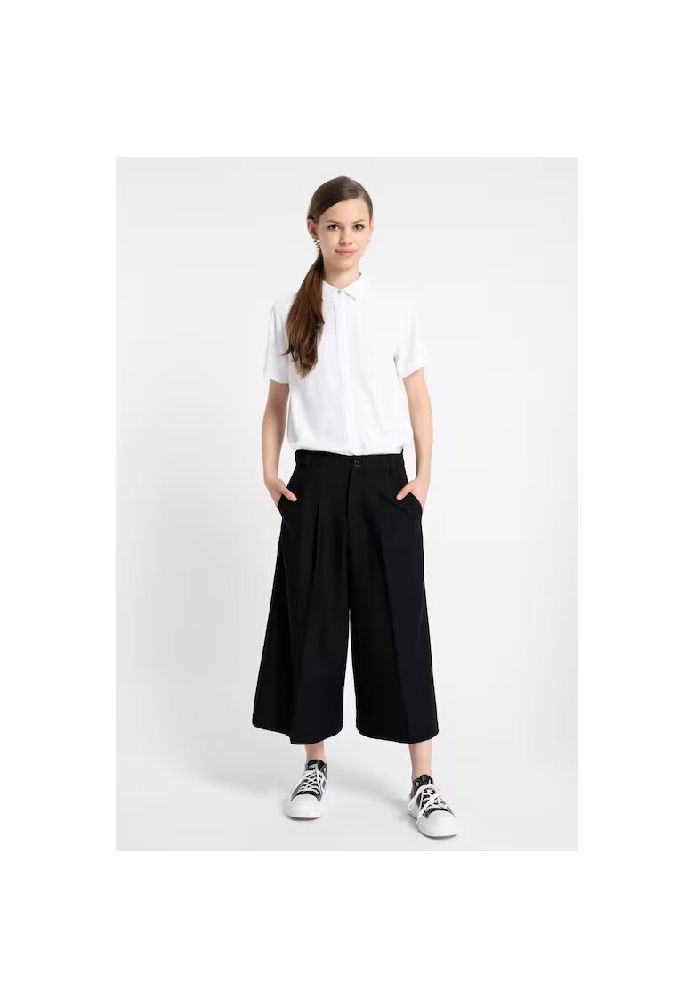 R Fusta-pantalon uni