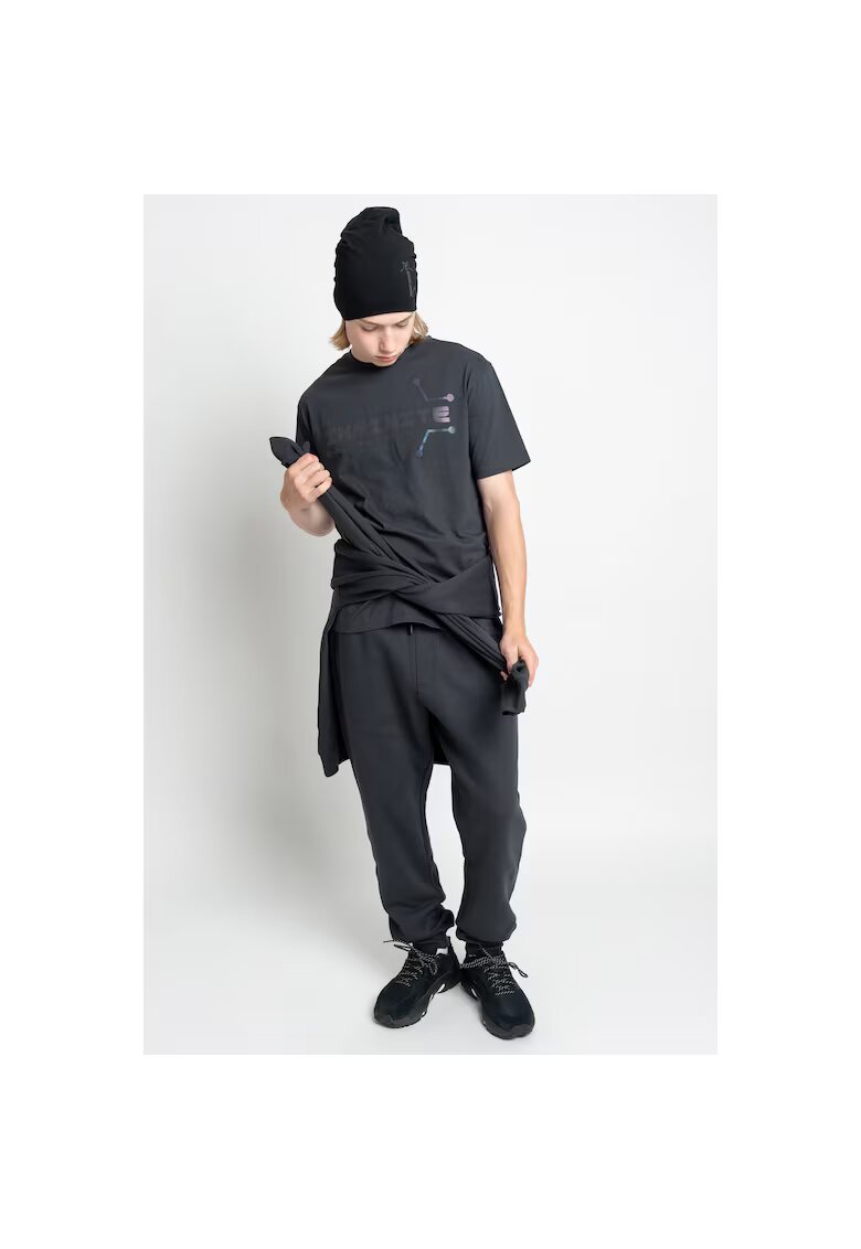R Pantaloni de tening cu impimeu eflectoizant pe picio