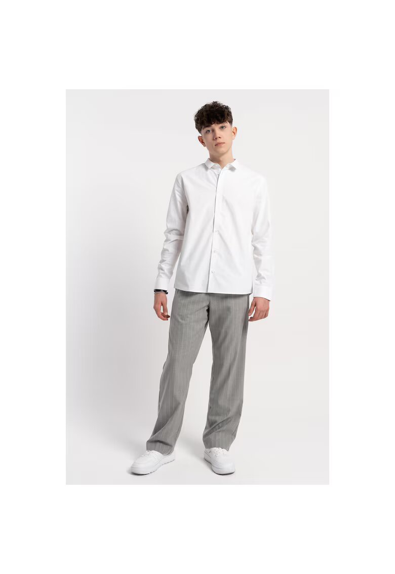 R Pantaloni depti cu dungi -
