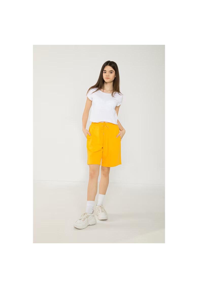 R Pantaloni scuti cu snu in talie -