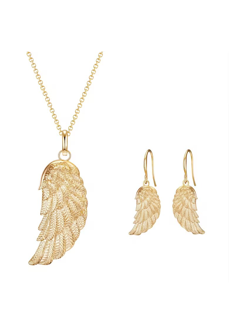 Rafaela Donata Set de colier si cercei - placat cu aur de 14K - Auriu