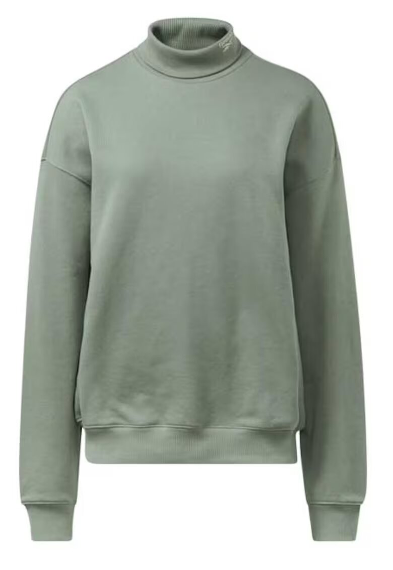 Reebok Bluza dama - CL AE ARCHIVE FIT CREW IC0195 - kaki - 100% bumbac - croiala lejera -