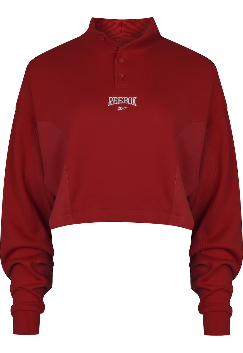 Reebok Bluza dama HS0370 - Bumbac - Rosu