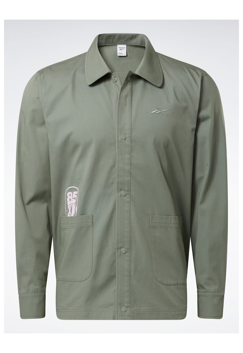 Reebok Bluza unisex - Bumbac - Verde - Verde