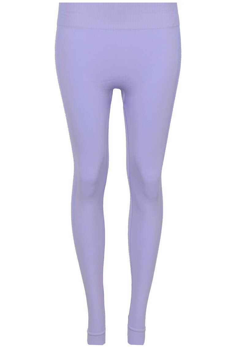 Reebok Colanti YOGA HR SEAMLESS TIGHT - lavanda - poliester -