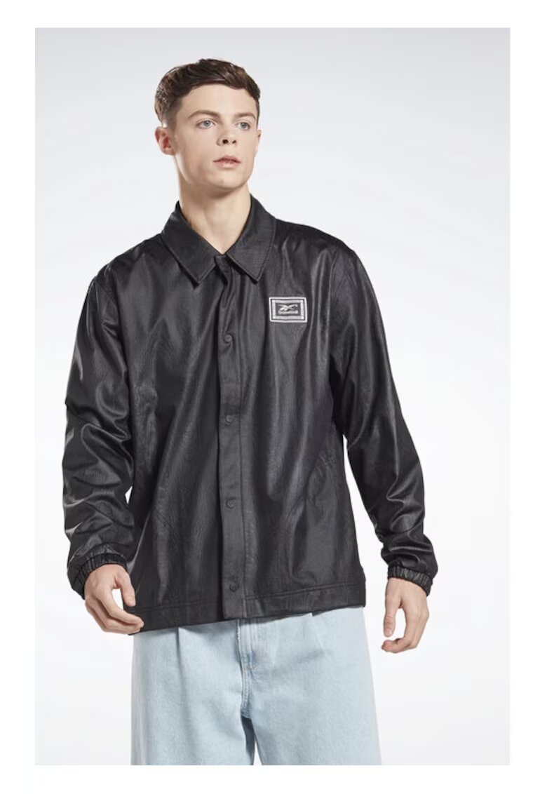 Reebok Geaca barbati - 55805 - Poliester - Negru