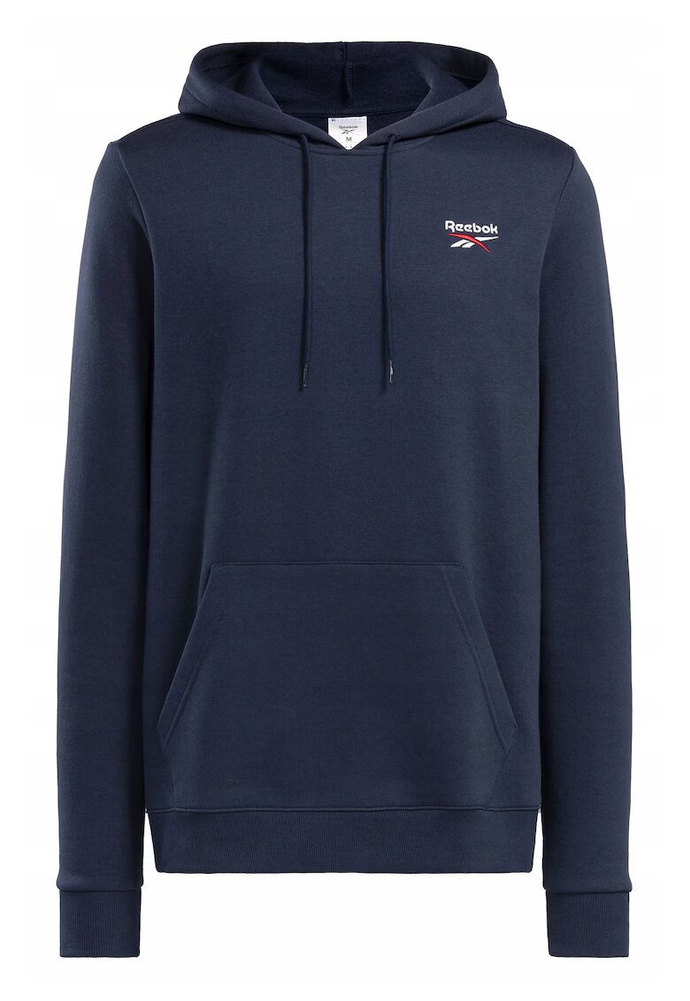 Reebok Hanorac cu buzunar kangaroo cu detaliu logo -