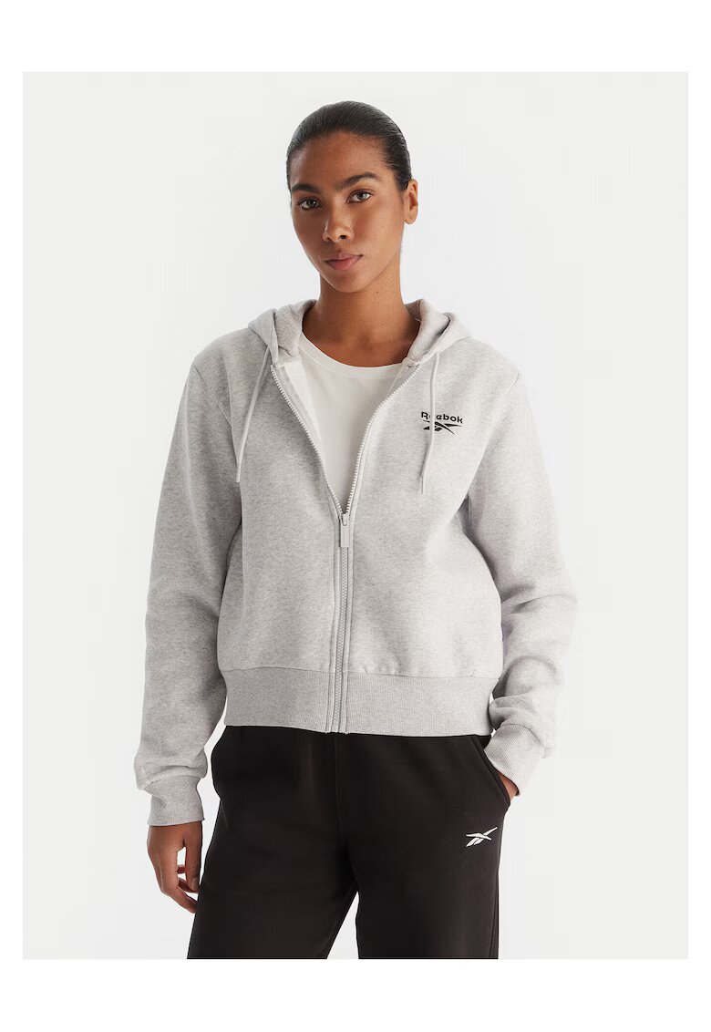 Reebok Hanorac dama gri - textil