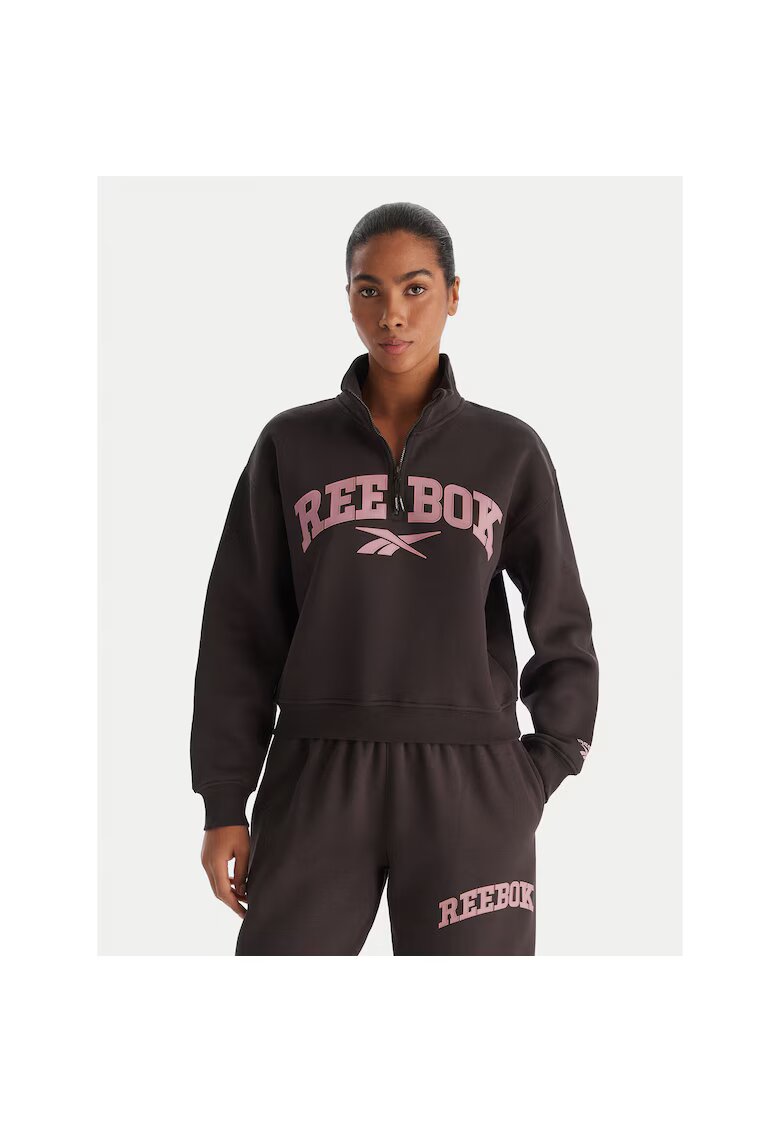 Reebok Hanorac sport dama negru/roz -