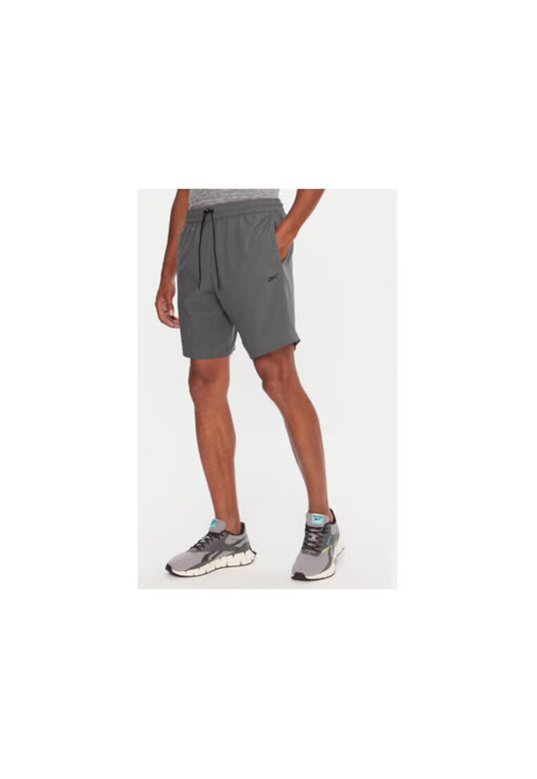 Reebok Pantaloni scurti pentru barbati - poliester - gri