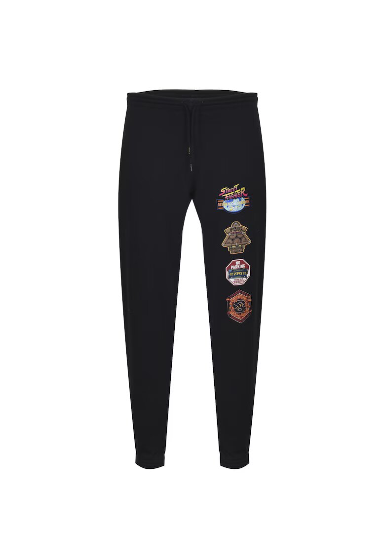 Reebok Pantaloni Sportivi Masculini JOGGER RBK Negru - 100% Bumbac - Negru