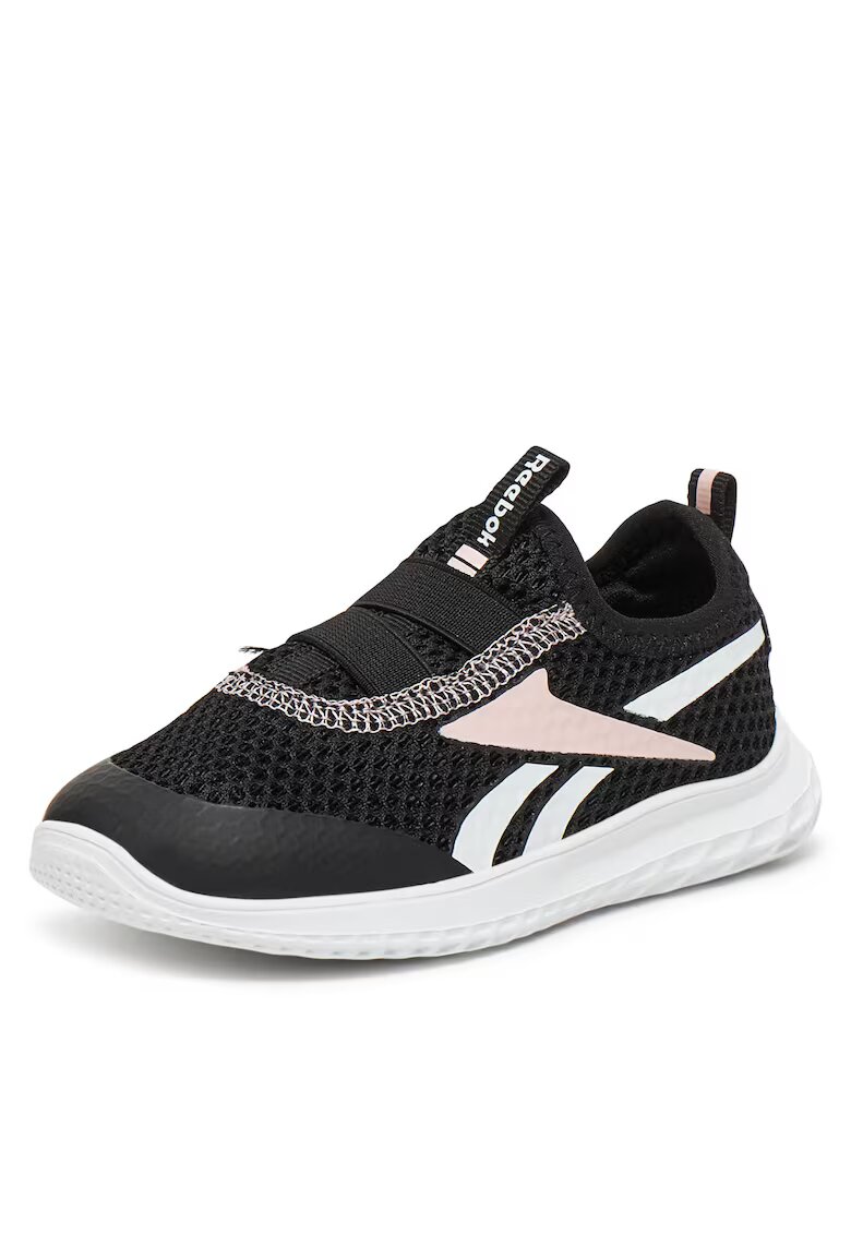 Reebok Pantofi copii - plasa - detalii aurii - negru - tesatura