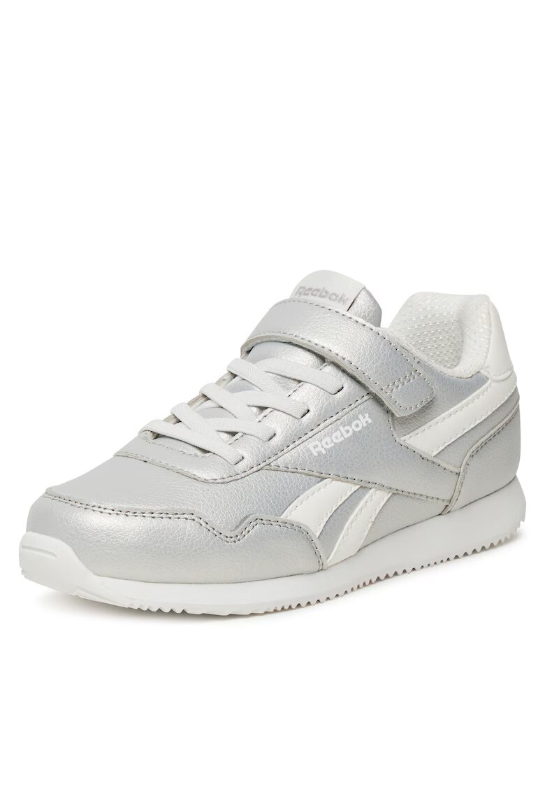 Reebok Pantofi sport copii - adidasi argintii - material textil