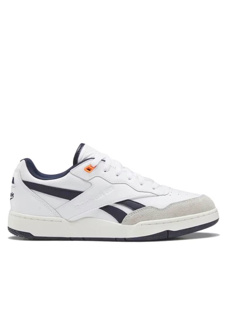 Reebok Pantofi sport de piele ecologica cu garnituri de piele intoarsa - Alb