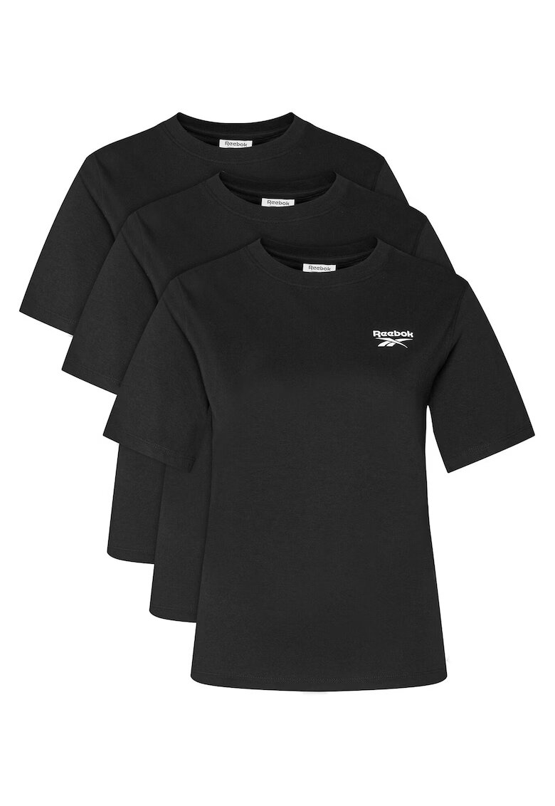 Reebok Set tricouri dama - Negru - 3 buc