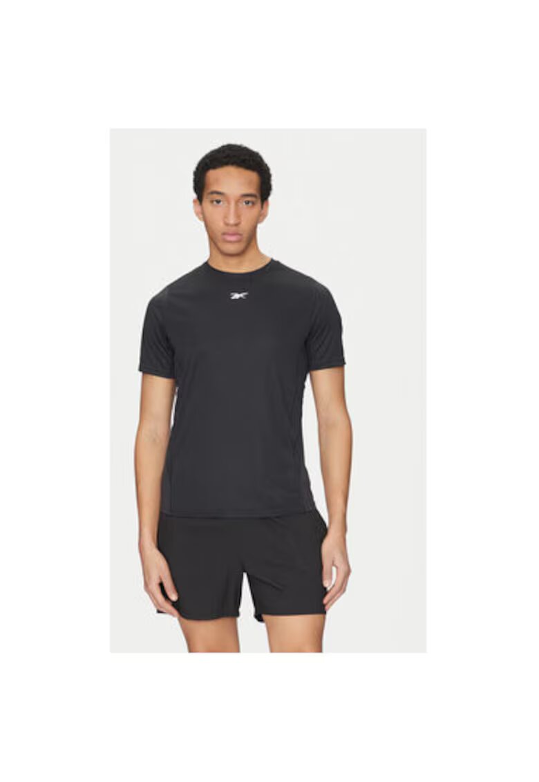 Reebok Tricou barbati 100070571 - Poliester reciclat - Negru - Negru
