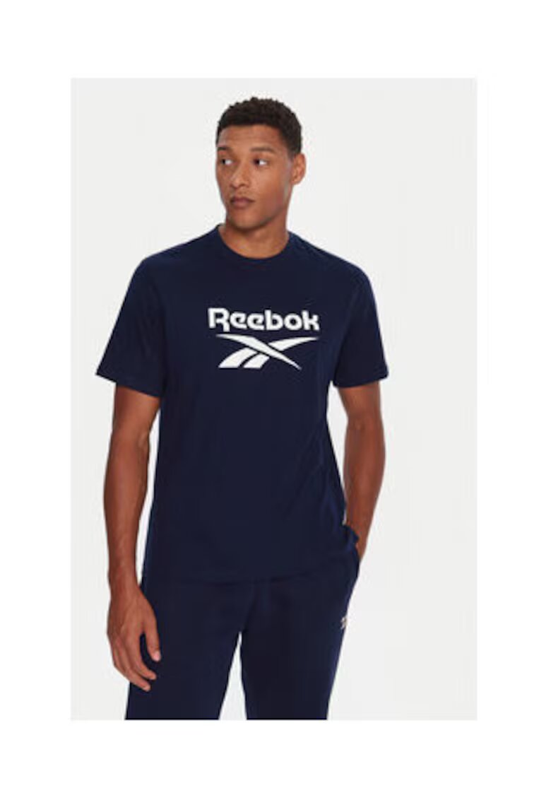 Reebok Tricou barbati - bleumarin - 100% bumbac - 36875 - Bleumarin
