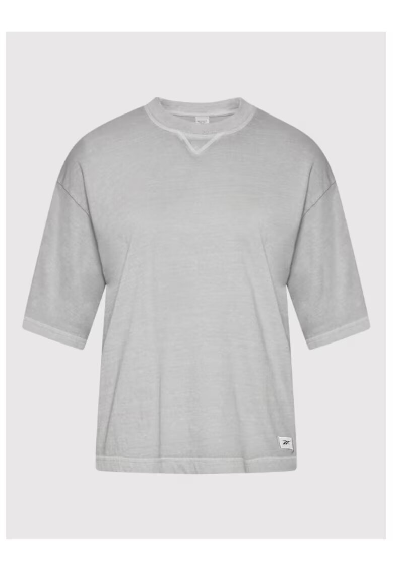 Reebok Tricou dama - 300002100 - Bumbac - Gri