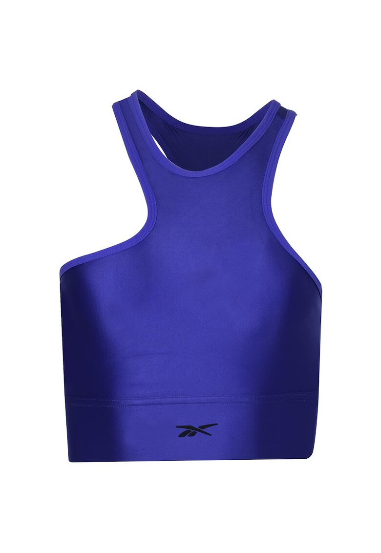 Reebok Tricou dama albastru - poliester - croiala de sus -