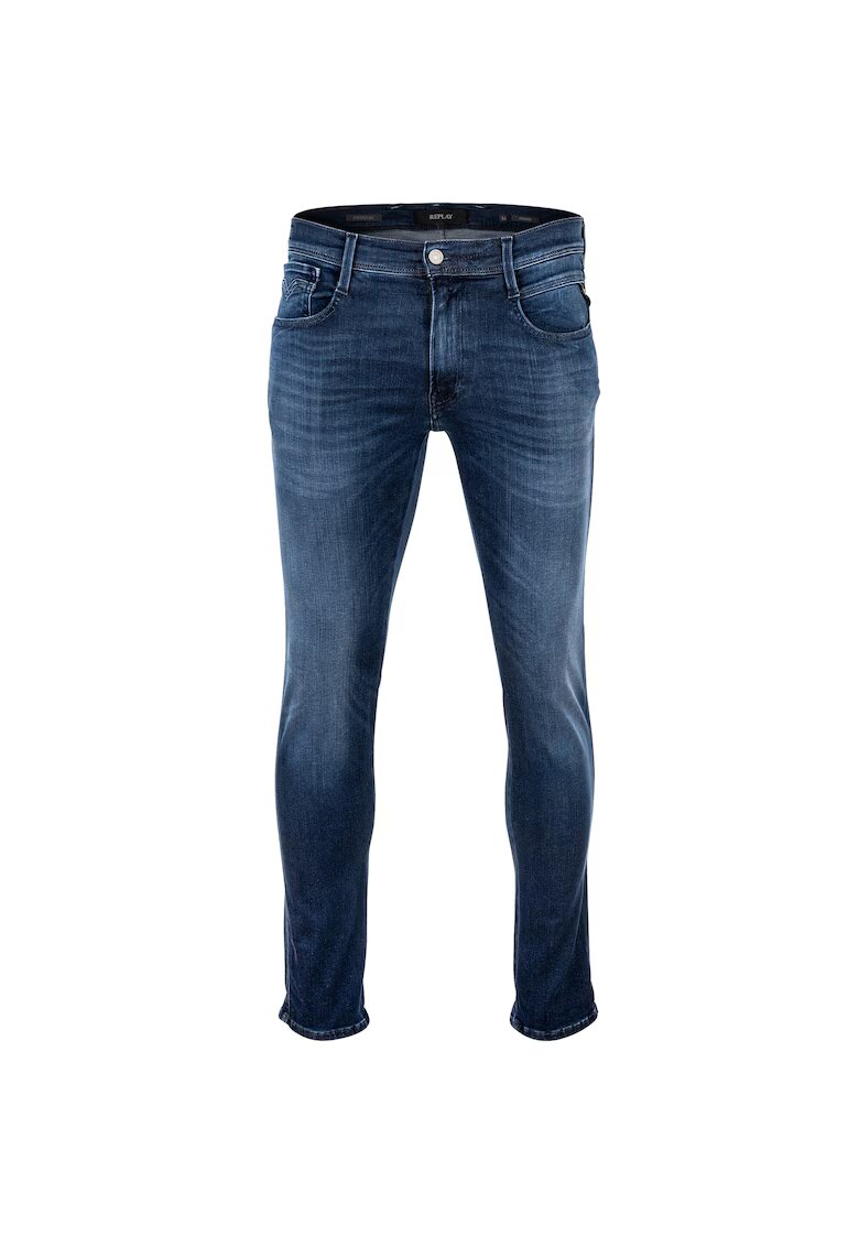 Replay Blugi slim fit Hyperflex Anbass - Albastru inchis