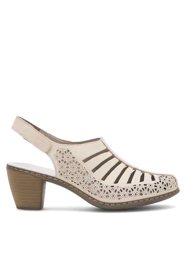 Rieker Botine dama - Bej - Piele naturala 40959-60