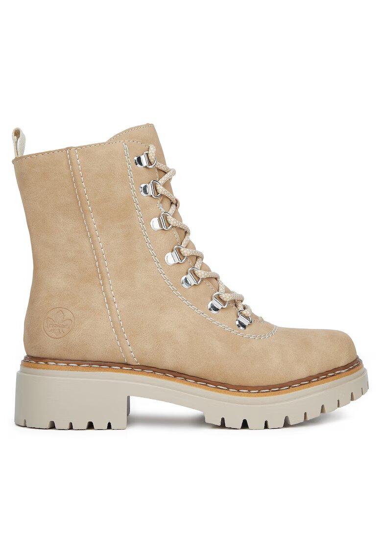 Rieker Botine dama - Bej - Textil 72643-60