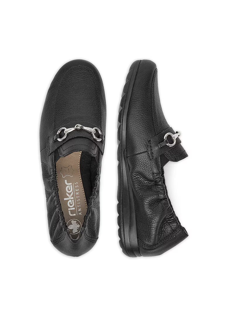 Rieker Mocasini dama negri - piele naturala -