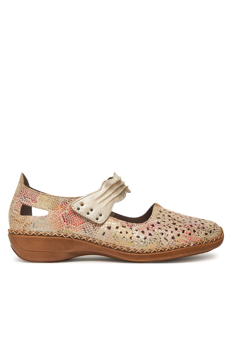Rieker Pantofi dama - 41399-92 - casual - piele naturala - bej