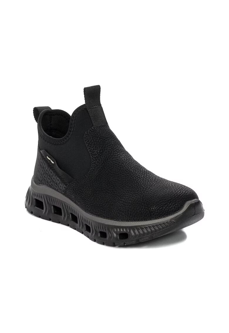 Rieker Pantofi dama - Sintetic - Negru - Negru