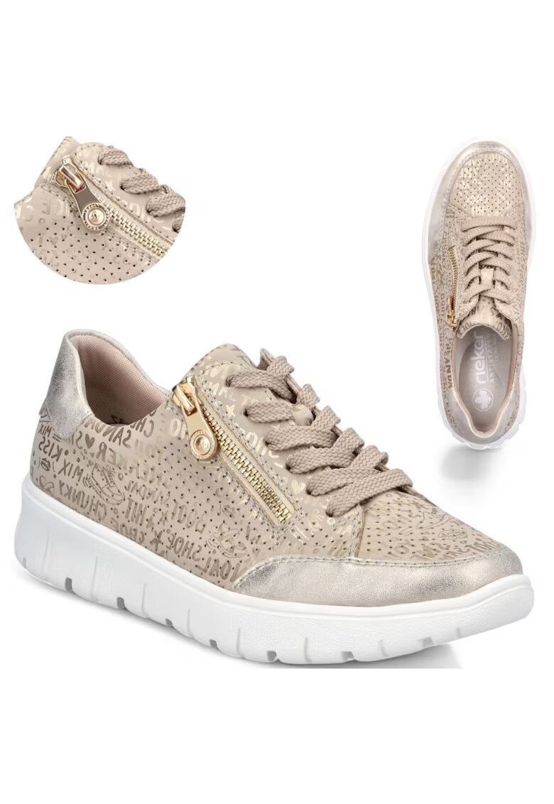 Rieker Pantofi pentru femei - BM223002 - Alb/Bej