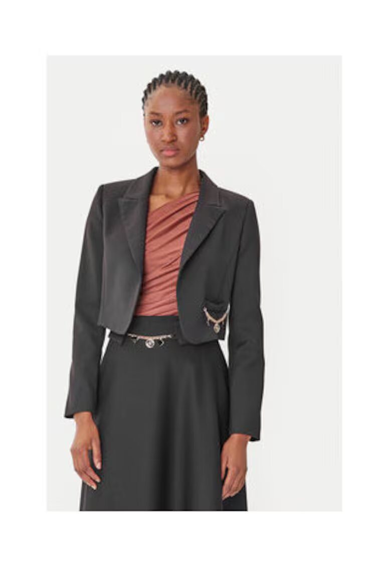 Rinascimento Bolero dama - negru - 64% poliester - 33% viscoza - 3% elastan -